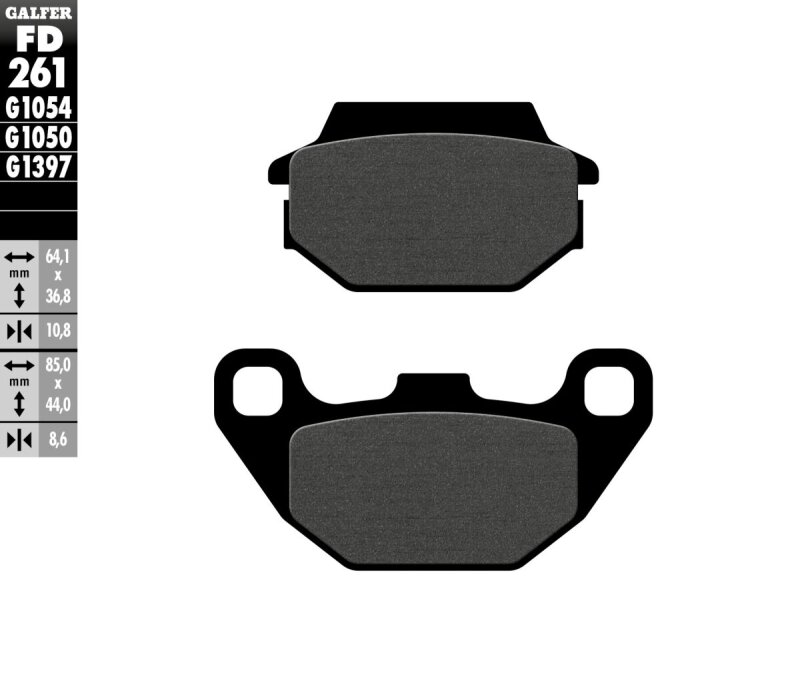 Brake Pad Semi Metal Scooter