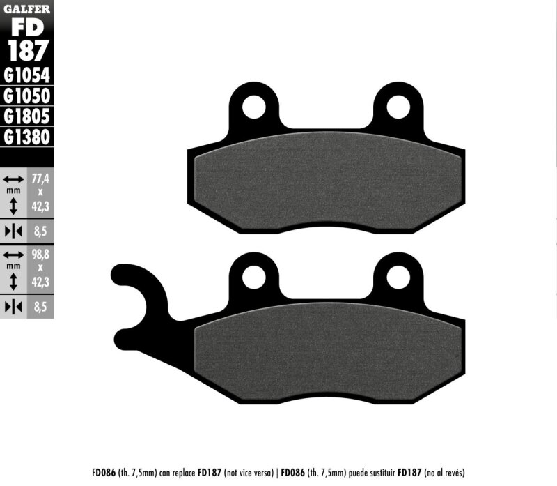 Brake Pad Semi Metal Scooter