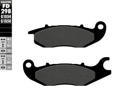 Brake Pad Semi Metal Scooter