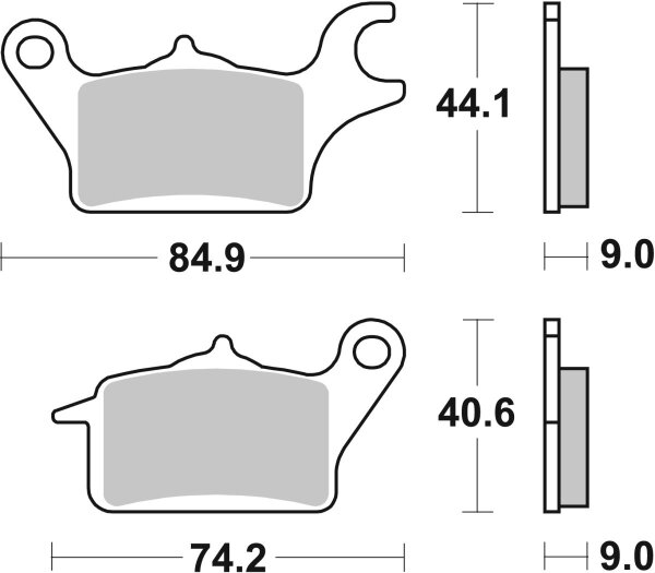 Brake Pad Car/cer Scoot