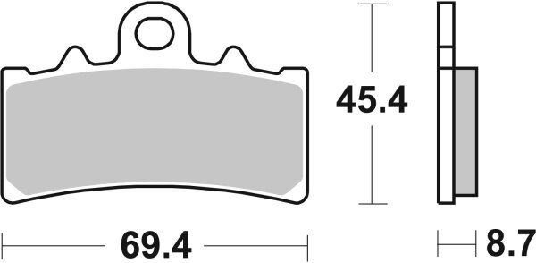 Brake Pad Car/cer Scoot