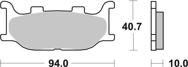 Brake Pad Car/cer Scoot