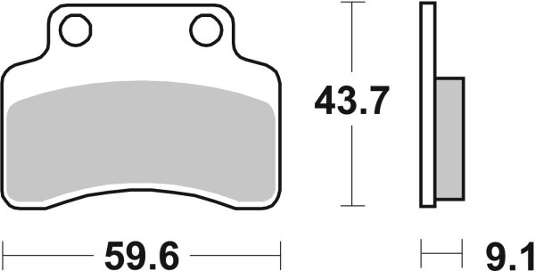 Brake Pad Car/cer Scoot