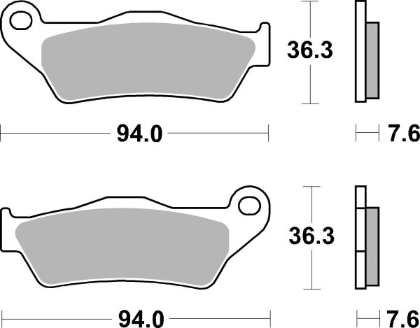 Brake Pad Car/cer Scoot