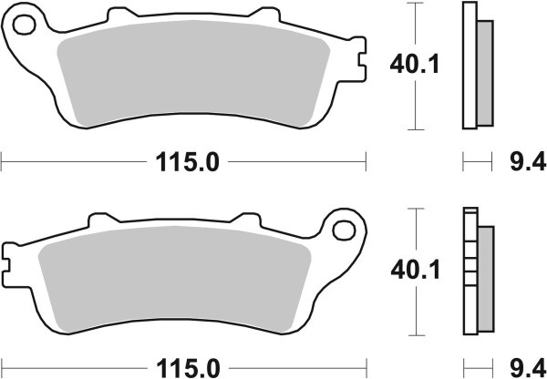 Brake Pad Car/cer Scoot