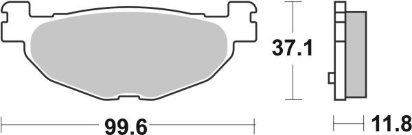 Brake Pad Car/cer Scoot