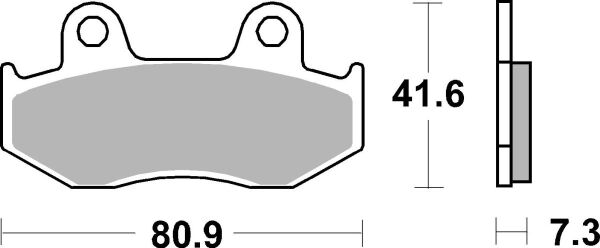 Brake Pad Car/cer Scoot