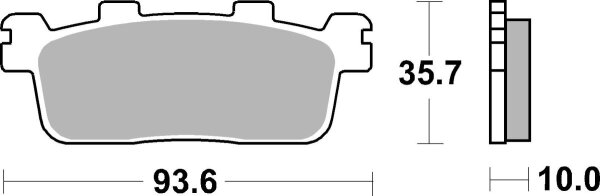 Brake Pad Car/cer Scoot