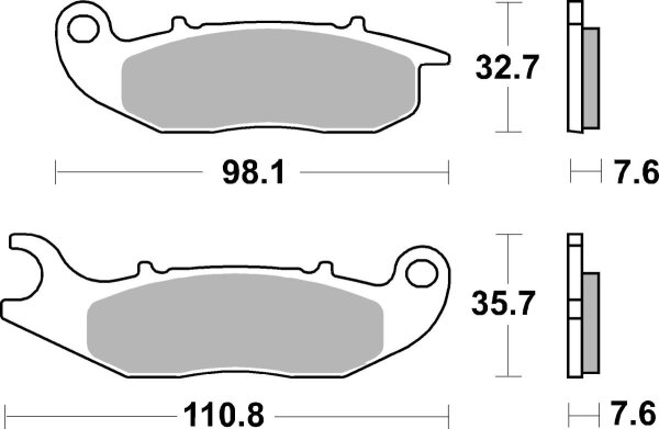 Brake Pad Car/cer Scoot