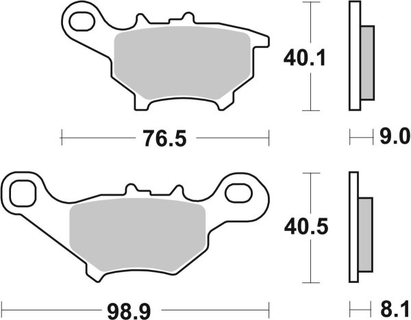Brake Pad Car/cer Scoot