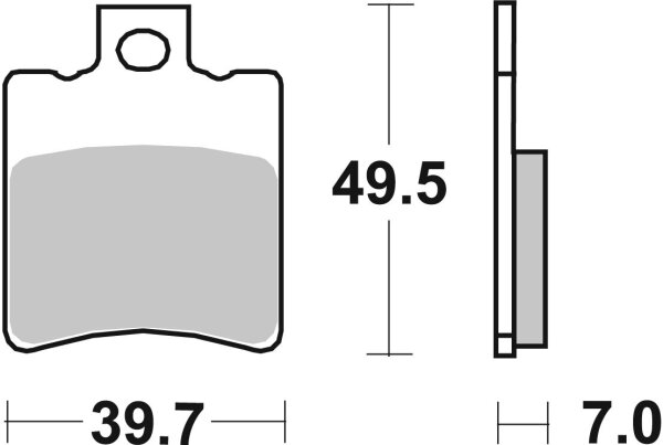 Brake Pad Car/cer Scoot