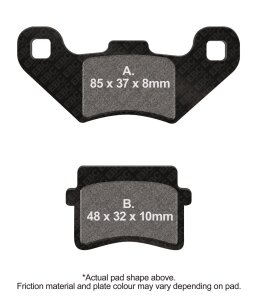 Brake Pad Carbon Scooter