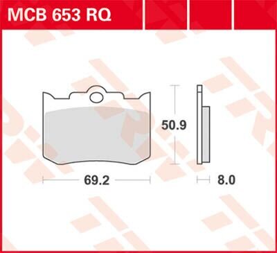 Brake Pad Trw Mcb653rq