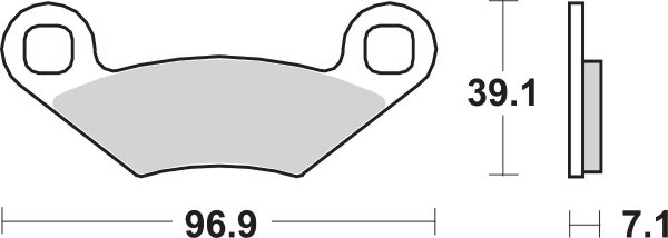 Brake Pad Sint Atv
