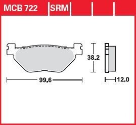 Brake Pad Sinter Scooter 125+