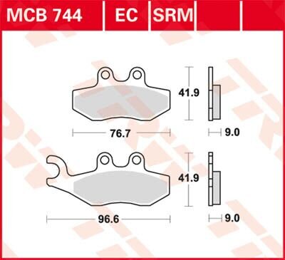 Brake Pad Sinter Scooter 125+