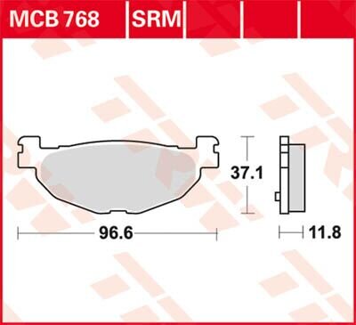 Brake Pad Sinter Scooter 125+
