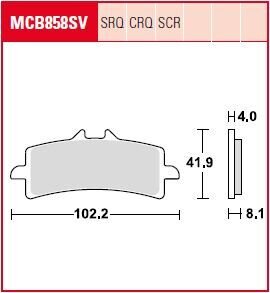 Brake Pad Sinter Front Street