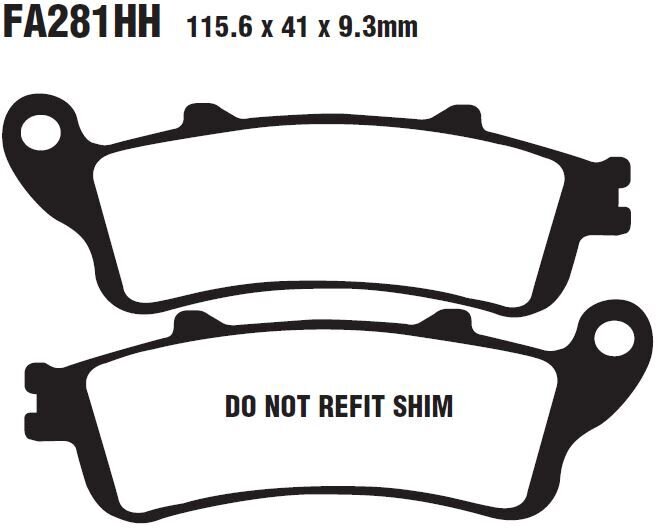 Brake Pad Hh Sint Scooter