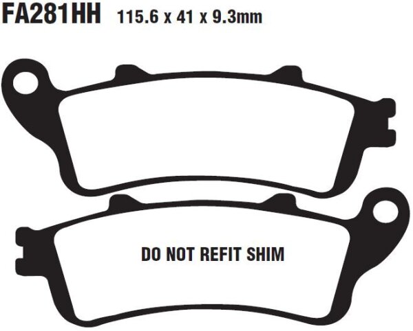 Brake Pad Hh Sint Scooter