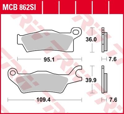 Brake Pad Sinter Offroad