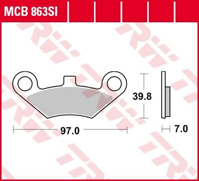 Brake Pad Sinter Offroad