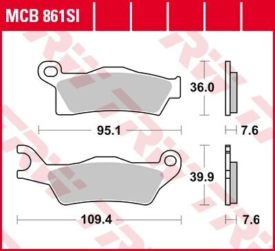 Brake Pad Sinter Offroad