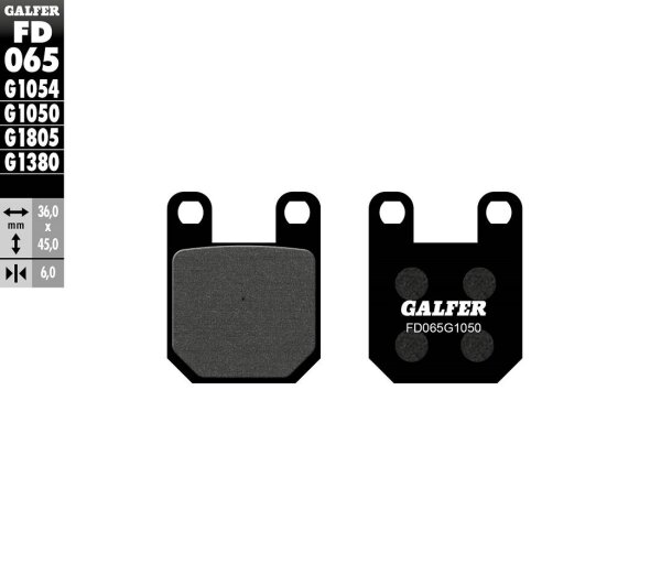 Brake Pad Semi Metal Scooter