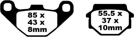 Brake Pad Fa Ser Organic