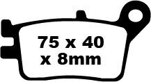 Brake Pad Fa Ser Organic