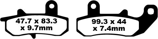 Brake Pad Fa Ser Organic