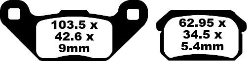 Brake Pad Carbon Tt Dirt