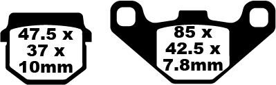 Brake Pad Sfa Org Scooter