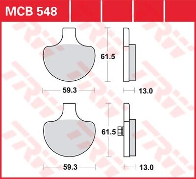 Brake Pad Trw Mcb548