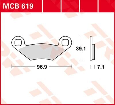Brake Pad Trw Mcb619