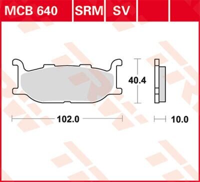 Brake Pad Trw Mcb640