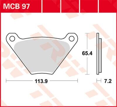Brake Pad Trw Mcb97