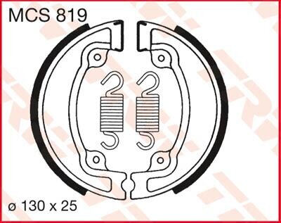 Brake Shoes Trw Mcs819