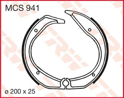 Brake Shoes Trw Mcs941