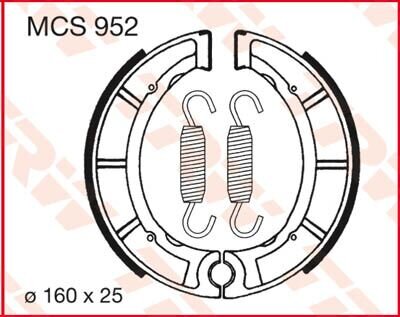 Brake Shoes Trw Mcs952