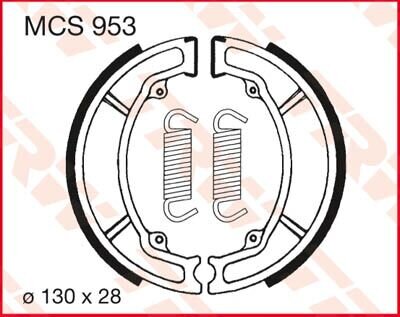 Brake Shoes Trw Mcs953