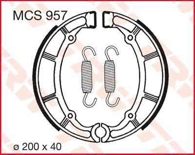 Brake Shoes Trw Mcs957