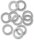 Washer Crush 3/8 10mm 10pk