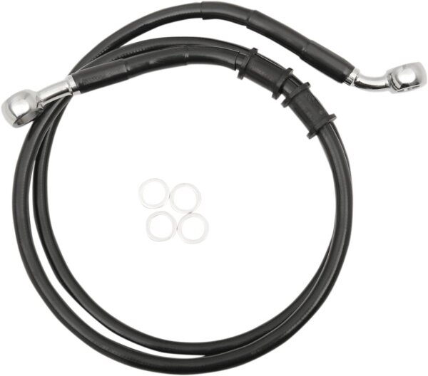 Frt Brake Line Xl Bk +4