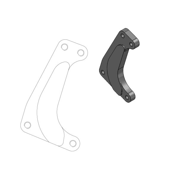 Brake Caliper Adaptor Sm