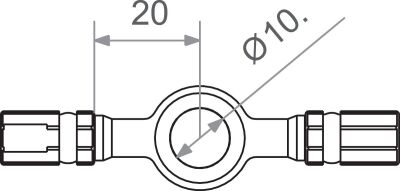 Banjo Connector M10 Sl