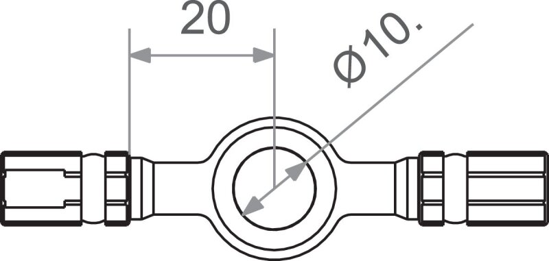 Banjo Connector M10 Gd