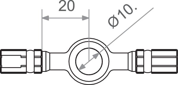 Banjo Connector M10 Gd