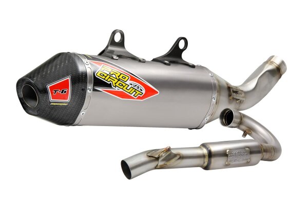 Exhaust T6 Ss/ti/cf Ktm 350