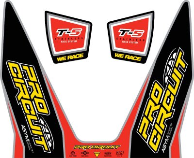 Exhaust Sticker Kit T-5